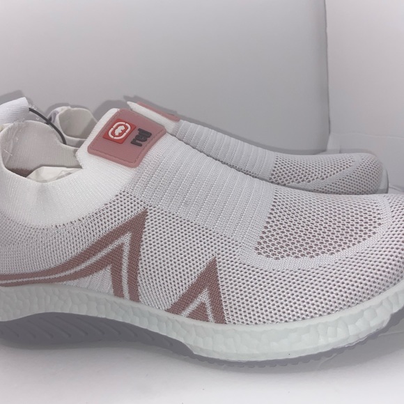 Marc Echo Womens Slipon Sneakers White/Pink size 9 NWT (I) - Picture 3 of 9